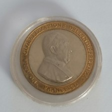 LAMPEDUSA 1° VIAGGIO DI PAPA FRANCESCO, MEDAGLIA RICORDO.