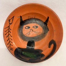 Piatto in terracotta decorato