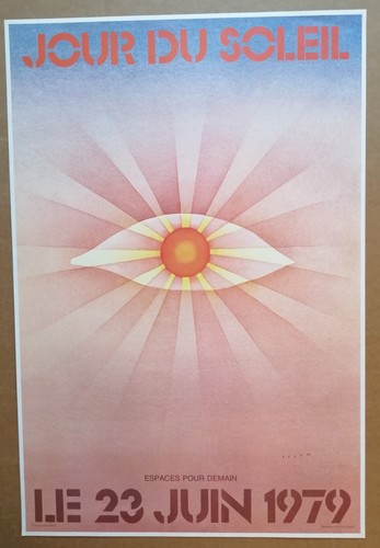 Folon jour soleil affiche - folon,