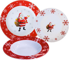 Set Di 18 Piatti Porcellana Di