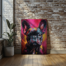 Quadro astratto Bulldog