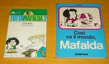 Quino - 2 Libretti Mafalda - Tutto Mafalda 2 / Così Va il Mondo - Anni 1970/1981