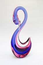 ♥ Cigno scultura in vetro di