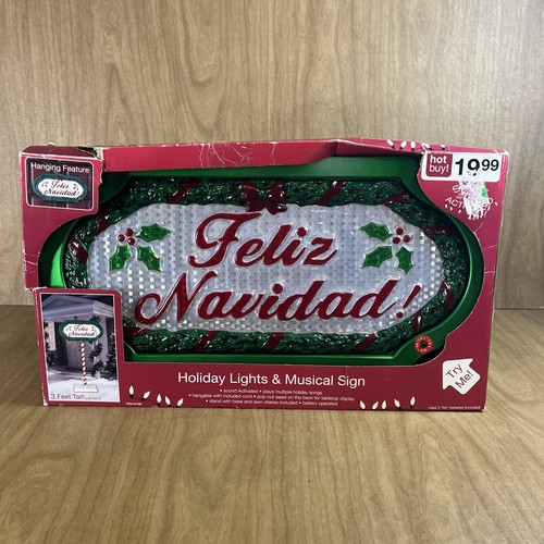 Feliz navidad insegna musicale - feliz,