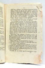LIVRE ANCIEN OPINION DECOMBEROUSSE ORGANISATION COMMISSIONS DAUPHINÉ 1798