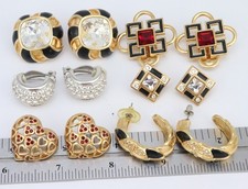 Swarovski Swan Logo Earring