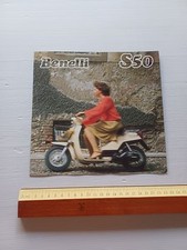 Benelli S 50 Scooter 1989 depliant italiano originale