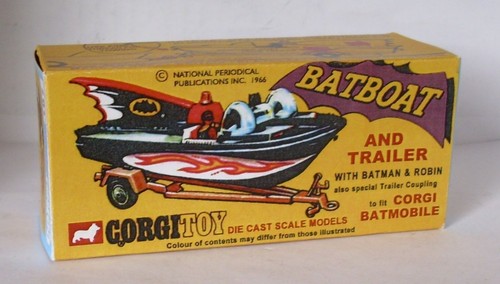 Repro box corgi 107 batboat - repro, n.107