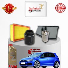 KIT TAGLIANDO 4 FILTRI E OLIO VW GOLF VI 1.4 TSI 118KW 180CV 2009 ->