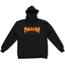 Felpa con cappuccio thrasher - felpa,