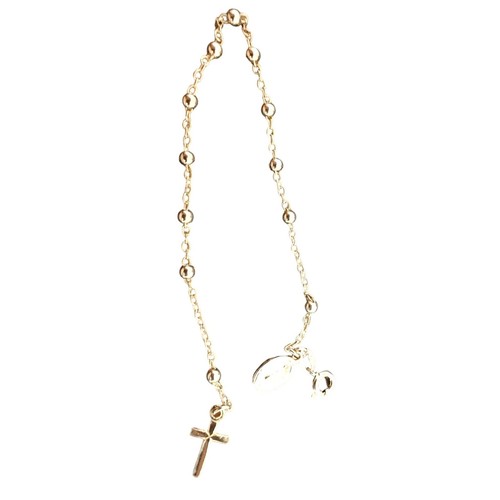 Bracciale coroncina rosario - bracciale,