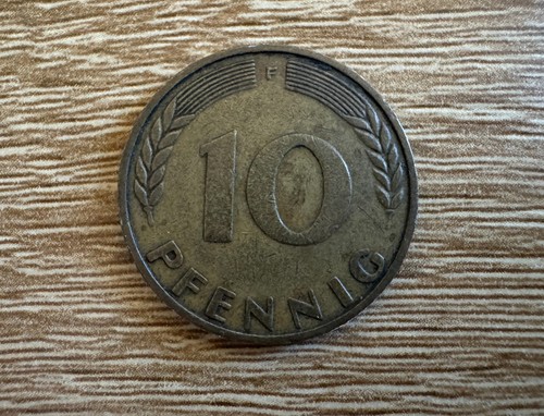 Germany pfennig coin 1950 - pfennig, f