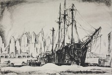 Earl Horter - New York Docks