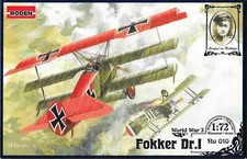 RODEN 010 Fokker DR-1 scala