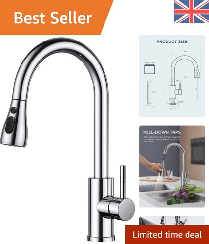 Rubinetto cucina acciaio inox - rubinetto,