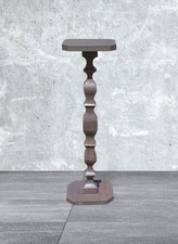 PORTAVASO LEGNO ANTICA COLONNA LEGNO H.120X36,5X30 PIEDISTALLO LEGNO PORTABUSTO 