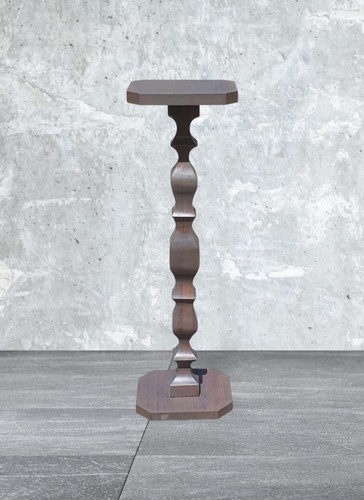 Portavaso legno antica colonna - portavaso,