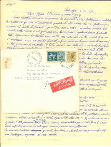 1971 valperga lettera cav - lettera,