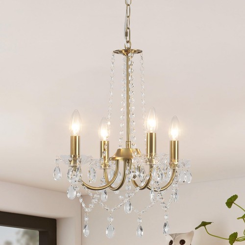 Lampadario cristallo luci - 4,
