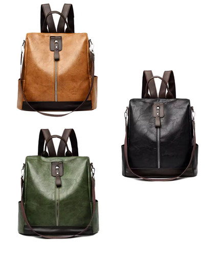 Zaino donna antifurto pu - antifurto,