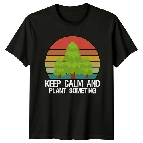 Maglietta keep calm and plant - maglietta,