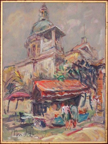 Francesco michetti oil - |,