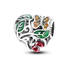 Charm Farfalla e Coccinella in