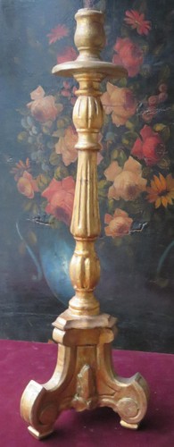 091013 candeliere in legno - .,