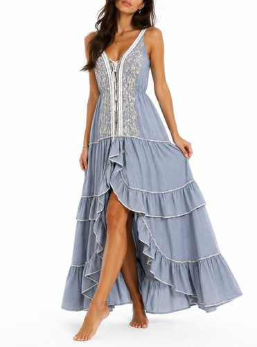 Abito lungo boho chic donna - abito,