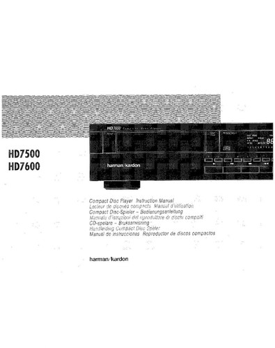 Harman kardon hd7600 lettore - kardon,