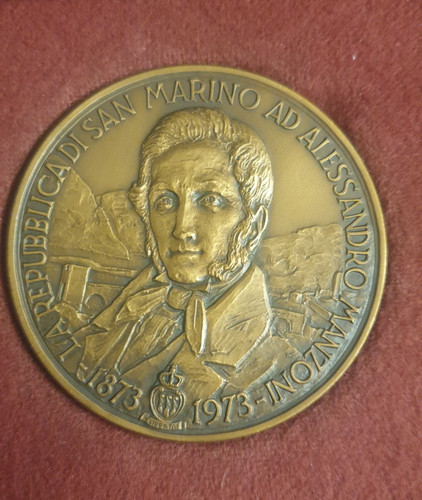 Medaglia alessandro manzoni - medaglia,