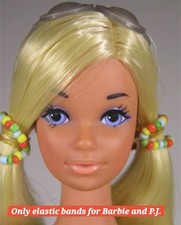 Elastici per codini P.J. PJ Sunsational Malibu ? Steffie face Mattel #1187 1981