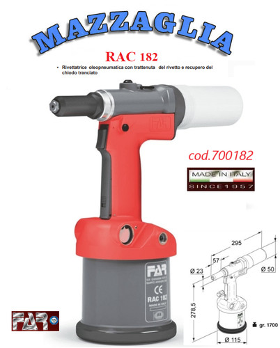Far rac 182 rivettatrice - rac,