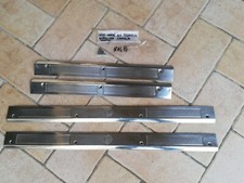 Kit completo 4 pezzi battitacco cromati inox Lancia Thema 2.0 16 VALVOLE VIS 