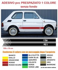 Strisce adesive Fiat 126 epoca