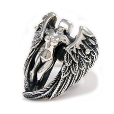 ANELLO ROCKABILLY BIKER GOTICO