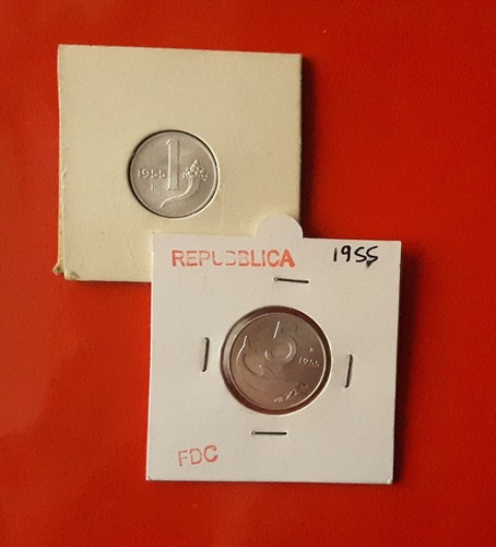 Lira lire 1955 - lira, fdc