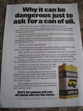 DUCKHAMS MOTOR OIL WHY IT CAN