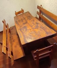 Tavolo con panche sedie - con,