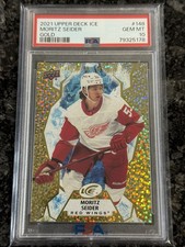 Upper Deck 2021 Moritz Seider Ice Gold 148 PSA 10 Rookie RC Red Wings