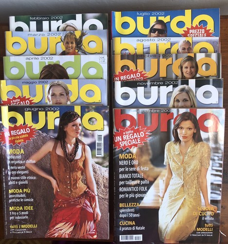 Burda annata 2002 - annata, lotto