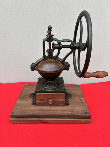 Antico macinacaffe volano - antico, macinacaffe'a