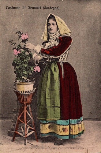 Sassari sennori costume - sennori,