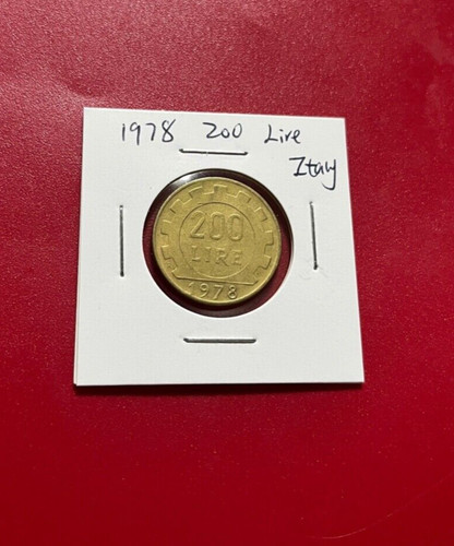 1978 200 lire italy - 1978, coin