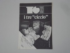advertising Pubblicità 1974 SEBINO CICCIO BUONO/DORO