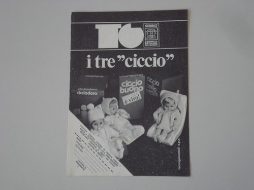 Advertising pubblicità 1974 - advertising,