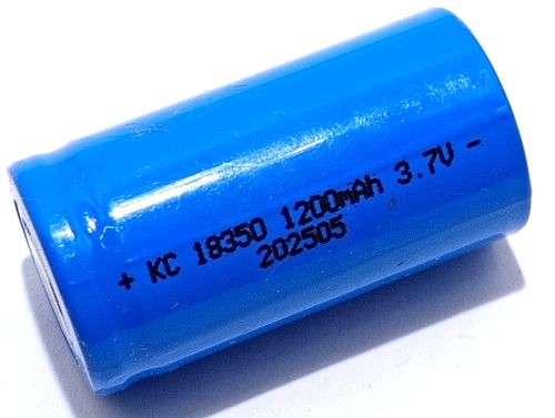Batteria 18350 1200mah 7v - 18350, 3.7v