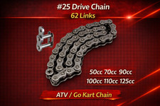 62 Link #25 Chain for 50cc
