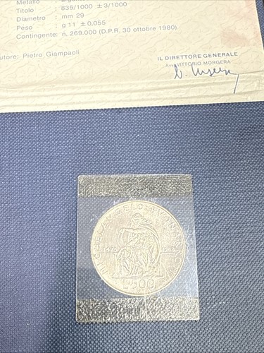 Moneta commemorativa nascita