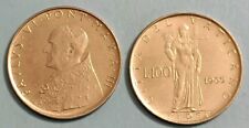 ?? CITTA' DEL VATICANO ?? COIN 100 LIRE 1965 PAPA PAULUS PAOLO VI FIDES